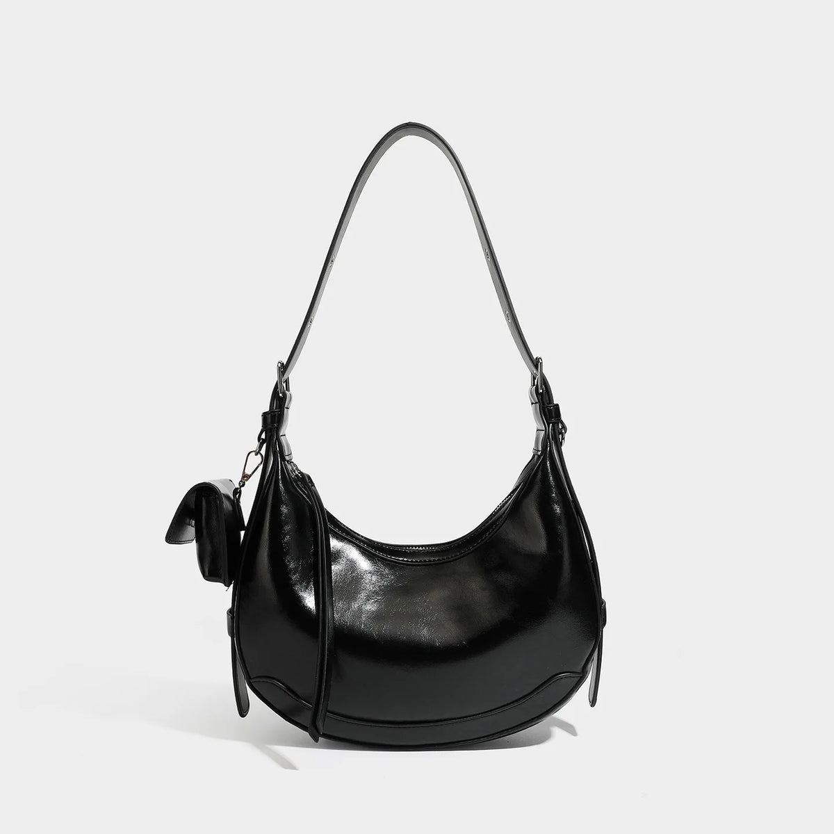 The Crescent PU Shoulder Bag