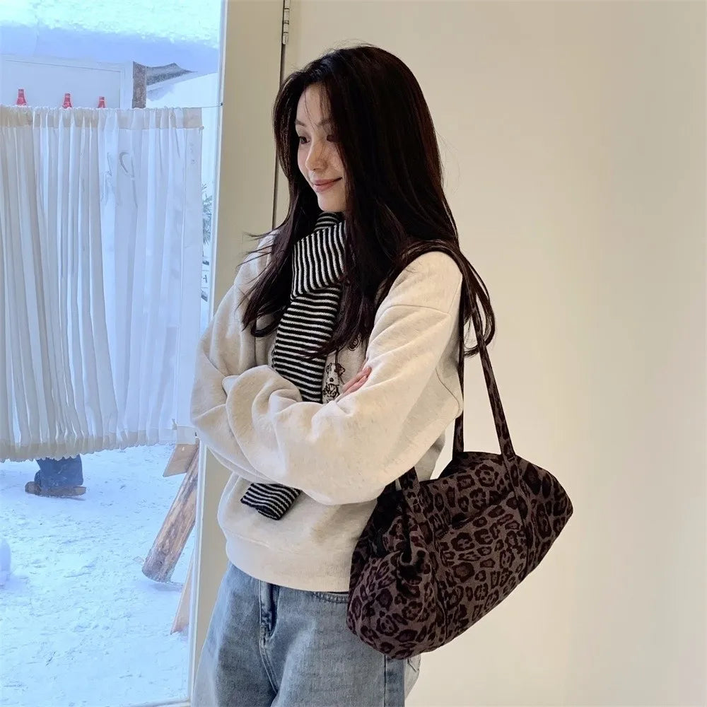 The Leopard Print Canvas Tote