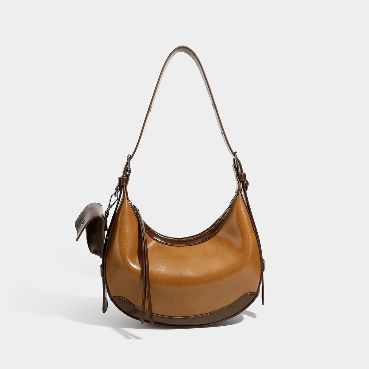 The Crescent PU Shoulder Bag