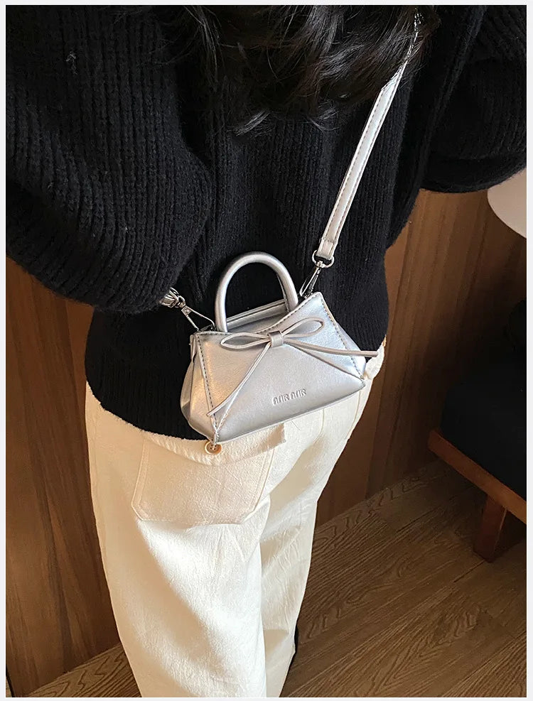 The Bow-Detail Mini Satchel