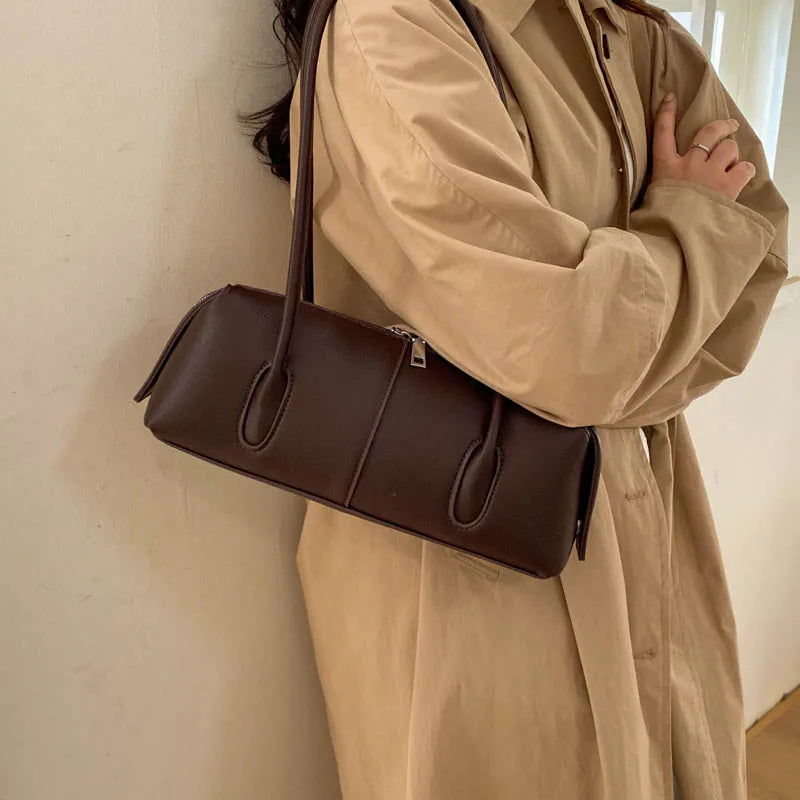 The Structured Baguette Shoulder Bag
