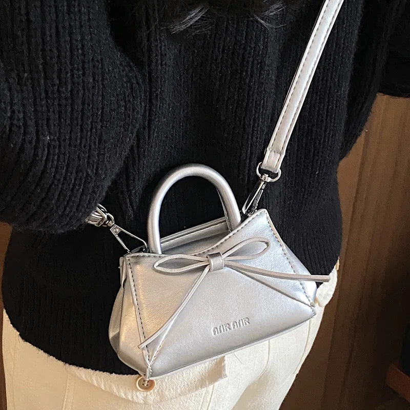 The Bow-Detail Mini Satchel