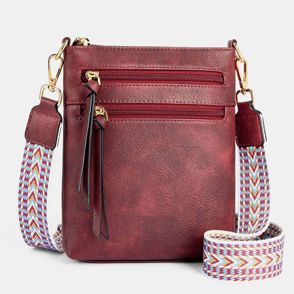 The Double-Zip Mini Crossbody