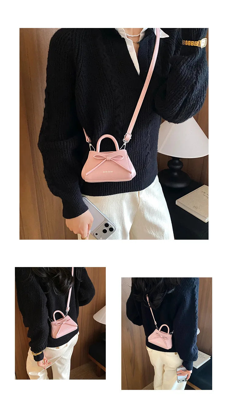 The Bow-Detail Mini Satchel