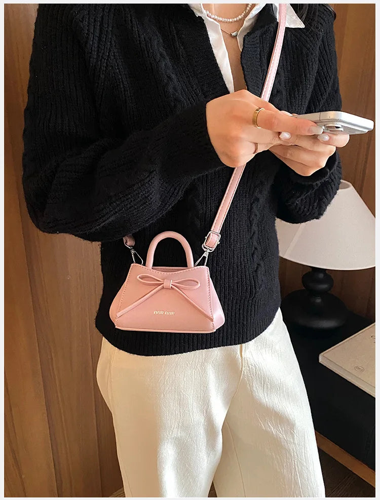 The Bow-Detail Mini Satchel