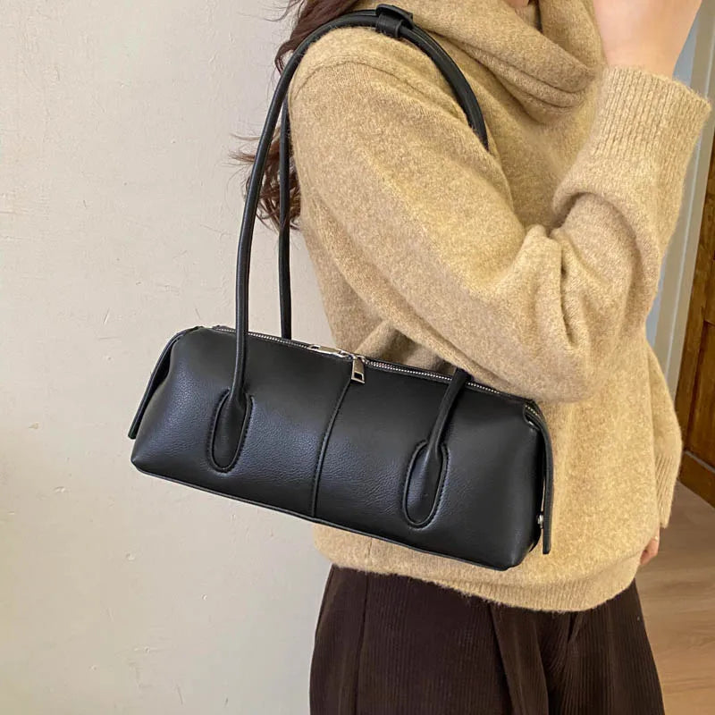 The Structured Baguette Shoulder Bag